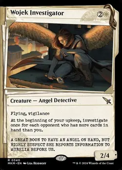 MTG MKM: Wojek Investigator (Creature Angel Detective) Showcase Rare Foil 0340 - Image 1