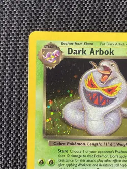 Dark Arbok 2/82 - Team Rocket Holo Rare Pokemon TCG - LP+ - Image 2