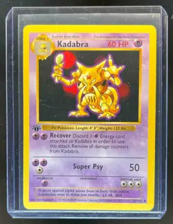 1999 Pokemon 1st Edition Kadabra #32/102 - Image 1