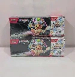 Pokemon Prismatic Evolutions Surprise Box & Booster Bundle Sams Club - LOT OF 2 - Image 1