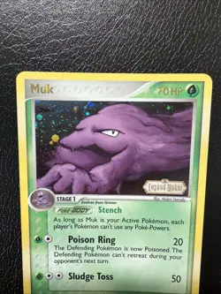 Pokemon TCG Muk 11/92 Legend Maker Reverse Holo Stamped LP - Image 3