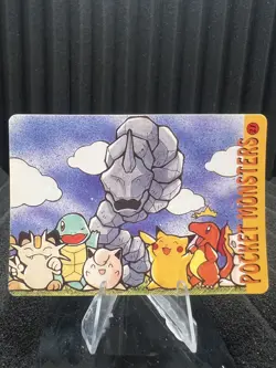 Pokemon Vintage Pocket Monsters Vending HOLO Prism Sticker Bandai 1999 Nintendo - Image 2