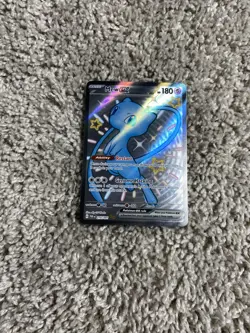 Pokemon TCG Mew EX 216/091 Paldean Fates Full Art Shiny Ultra Rare - Image 1