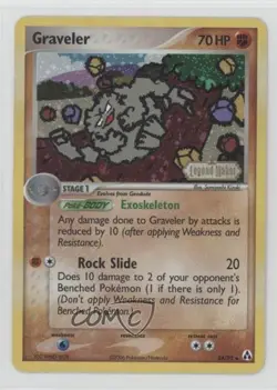 Graveler Reverse Foil Pokemon EX Legend Maker #34 2006 - Image 1