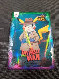 The Invisible Man (Pikachu) #59 - Galaxy Holo - Electric Pikachu Cosplay Pokemon - Image 1
