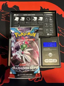 22.70g HEAVY - Pokemon TCG S&V Paradox Rift Booster Pack Sealed / Semi GoDU - Image 1