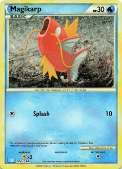 POKEMON Magikarp #006/034 Trading Card Game Classic NM - Image 1