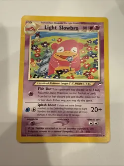 Pokemon Light Slowbro Neo Destiny Uncommon Card 51/105 - Image 1