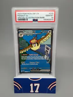 Pidgeot EX 2023 Obsidian Flames English Special Illustration Rare 225/197 PSA 10 - Image 1