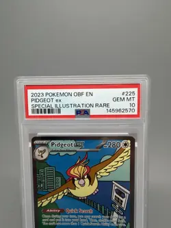 Pidgeot EX 2023 Obsidian Flames English Special Illustration Rare 225/197 PSA 10 - Image 2