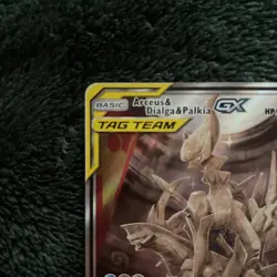 Arceus & Dialga & Palkia GX 221/236 (Alt Art) Sm-Cosmic Eclipse Holo Pokemon TCG - Image 3