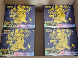 4 x Surging Sparks Pokemon Center Elite Trainer Box (PC ETB) - Image 1