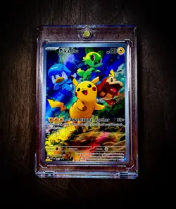 Pokemon Pikachu SVP 027 Black Star Promo Holo Adventuring Together NM - Image 2