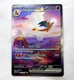Pokemon TCG Charizard ex 199/165 SIR SV151 Special Illustration Rare (See Video) - Image 4