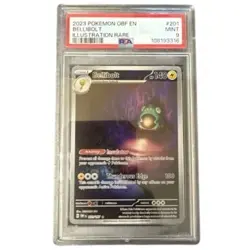 PSA 9 Mint 2023 Pokemon OBF Bellibolt Illustration Rare #201 - Image 1