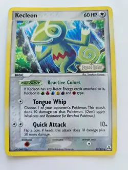 Pokemon Kecleon Reverse Holo Legend Maker 37/92 LP - Image 1