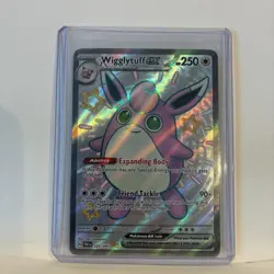 Pokemon TCG Wigglytuff ex 222/091 Shiny Rare- Full Art – Paldean Fates - Image 2