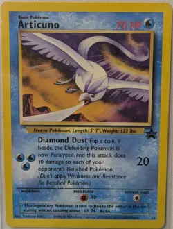 Pokemon TCG Articuno 22 Wotc Black Star Promo Regular - LP - Image 1