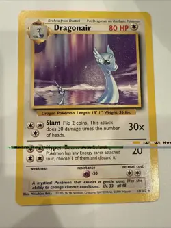 Pokemon Dragonair 18/102 Base Set Non-holo Rare - Image 1
