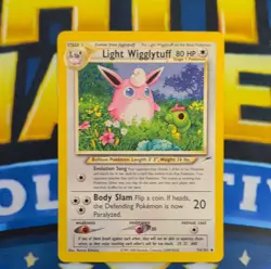 Pokemon Light Wigglytuff 54/105 Neo Destiny Regular 80 HP Uncommon - Image 1