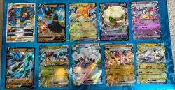 Pokemon Lot, 10 Ex V Shiny Full Art Holo Ultra Rare Mixed Languages - I Combine! - Image 1