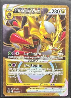 Giratina Vstar 212/196 Lost Origin Secret Rare Pokemon 2022 - Image 1