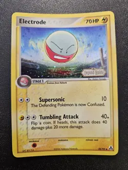 Pokemon EX Legend Maker Electrode Stamped Reverse Holo 32/92 NEAR MINT - Image 1