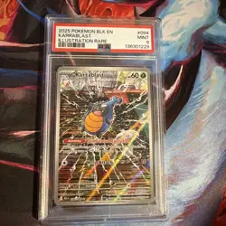 KARRABLAST #094 ILLUSTRATION RARE 2025 POKEMON BLK EN BLACK BOLT PSA 9 MINT - Image 1