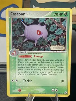 Cascoon 30/92 Pokemon TCG Legend Maker (2006) Reverse Holo Uncommon Stamped - Image 1