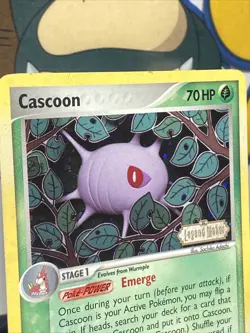 Cascoon 30/92 Pokemon TCG Legend Maker (2006) Reverse Holo Uncommon Stamped - Image 4