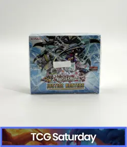 YU-GI-OH! JUSTICE HUNTERS ENGLISH 1ST EDITION SEALED BOOSTER BOX - Image 1