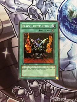YUGIOH BLACK LUSTER RITUAL SYE-025 1ST SUPER RARE VLP (WNU) - Image 1