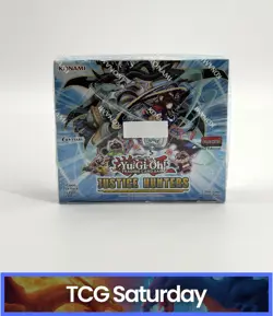 YU-GI-OH! JUSTICE HUNTERS ENGLISH 1ST EDITION SEALED BOOSTER BOX - Image 1