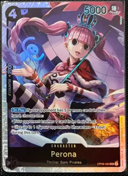 One Piece TCG: Wings of the Captain Perona OP06-093 Super Rare Foil - Image 1