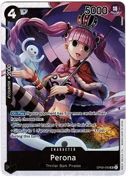 One Piece TCG: Wings of the Captain Perona OP06-093 Super Rare Foil - Image 2