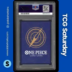 2023 ONE PIECE AWAKENING NEW ERA #OP05-069 TRAFALGAR LAW MANGA ALT ART PSA 10 - Image 2