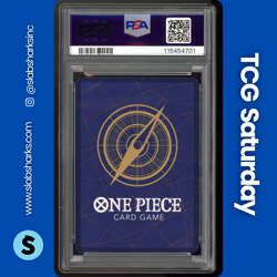 2025 ONE PIECE OP10 ROYAL BLOOD #OP10-119 TRAFALGAR LAW MANGA ALT ART PSA 10 - Image 2