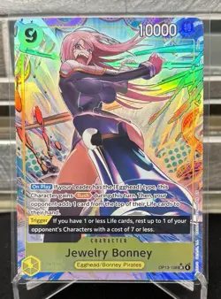 One Piece OP13-108 Carrying On His Will Jewelry Bonney ALT ART SR - Image 1