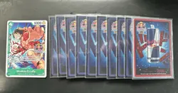 Red Bull x One Piece – Double Don!! Set (10 Foil Red Bull Don + Luffy Promo) - Image 1