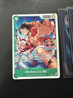 Red Bull x One Piece – Double Don!! Set (10 Foil Red Bull Don + Luffy Promo) - Image 2