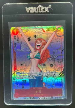 2024 One Piece Card Game Japanese Nami Manga Alt Art #OP01-016 GEM MINT - Image 1
