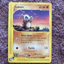 Pokemon Card - Cubone Aquapolis 72/147 Common - Image 1
