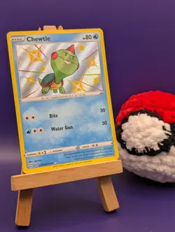 Pokemon Card Chewtle SV028/SV122 Shining Fates Shiny Rare Near Mint - Image 1