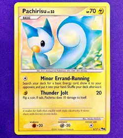 Pachirisu | 4/17 | POP Series 6 | 2007 Vintage Pokemon Card Promo Rare | LP - Image 1