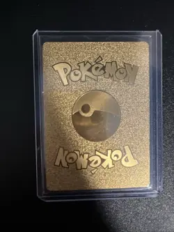 Pokemon VMAX Charizard Gold Foil Card Shiny Detail - Korean - Image 2