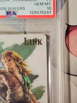 Zelda 2024 Link #1 PSA 10 Gem Mint Twin Wafers Tears of Kingdom Japanese Card - Image 3