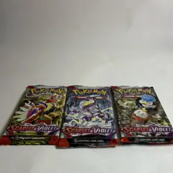 Pokemon Scarlet & Violet Booster Packs x3 English Trading Card Game*AUTHENTIC* - Image 5