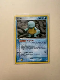 Ditto Squirtle 64/113 EX Delta Species Card Regular Pokemon TCG - Image 1
