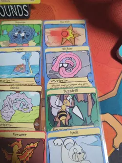 Fan Art Lot Of Pokedoodly 24 Card Lot No Duplicate Cards Non Tcg - Image 5