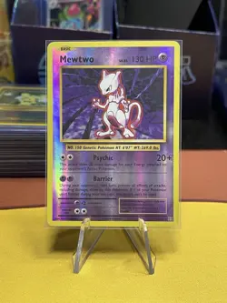 Pokemon TCG Mewtwo Basic Reverse Holo Card 2016 51/108 XY Evolutions MP - Image 1
